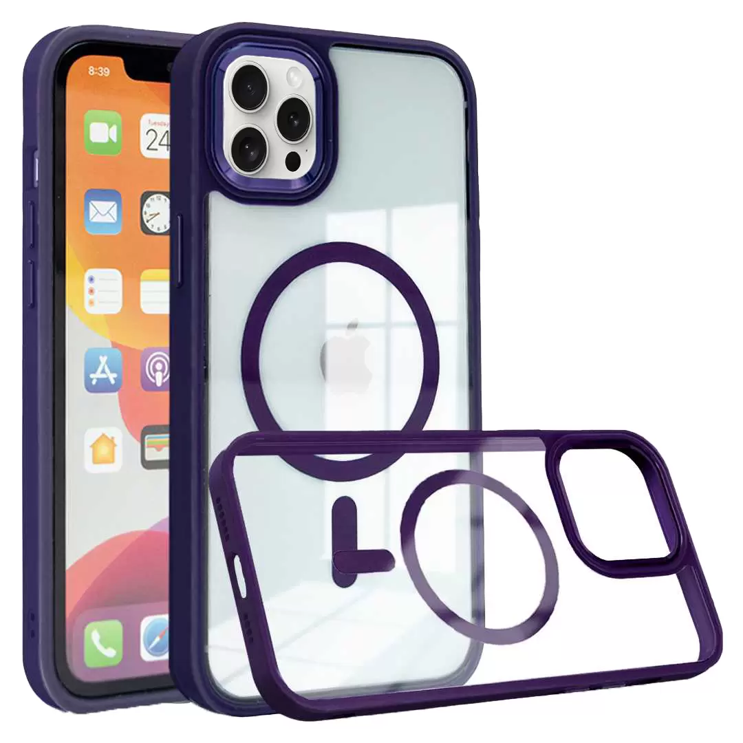 iPhone 16 Plus MagSafe Clear Twotone Purple